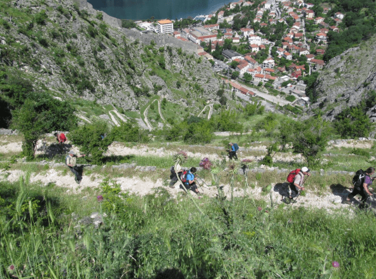 Njeguši — walking, hiking and cycling